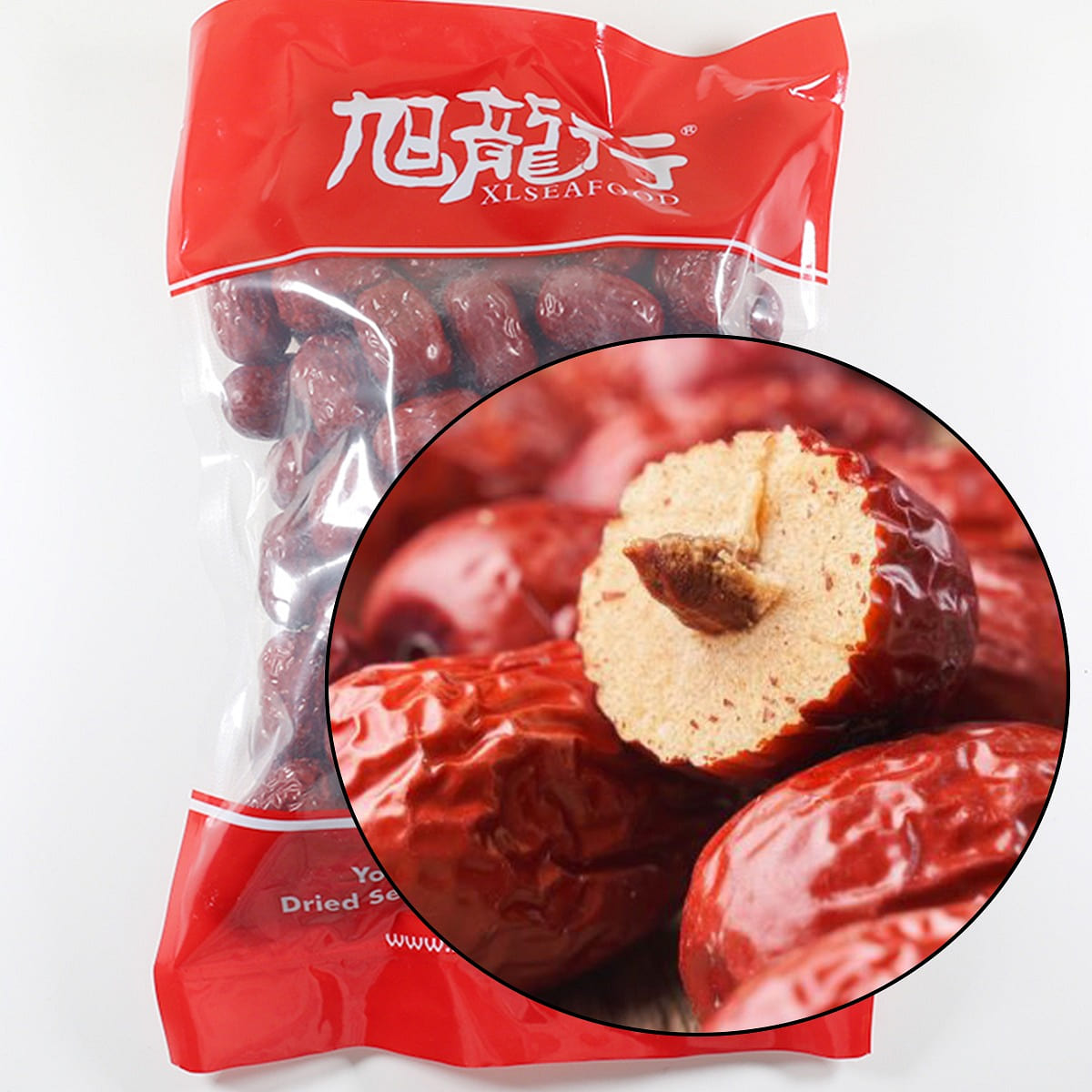 XLSEAFOOD Premium Organic Unsulphure Large jujube 8 oz