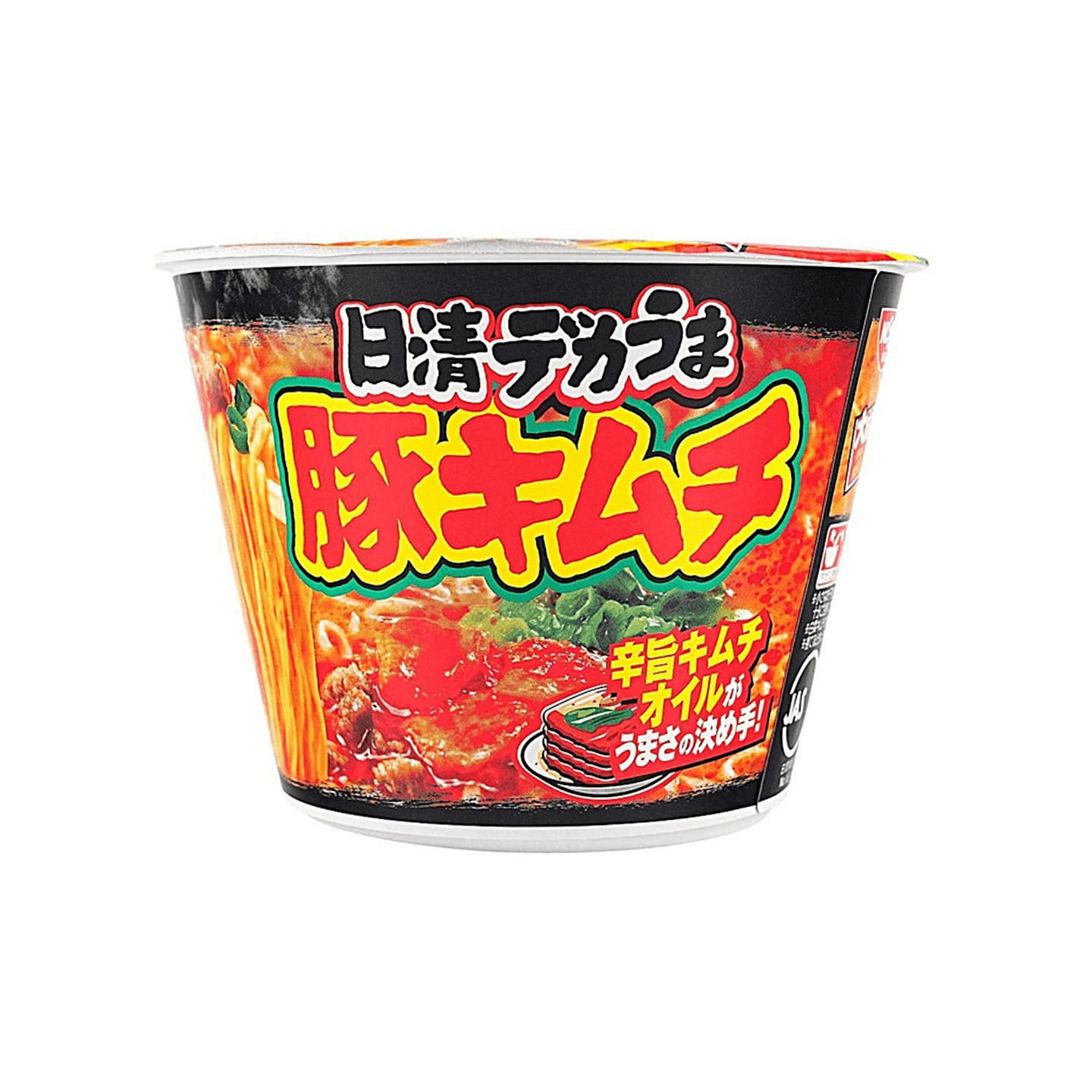 Nissin Dekauma Buta Kimchi Ramen 106 g 1 each