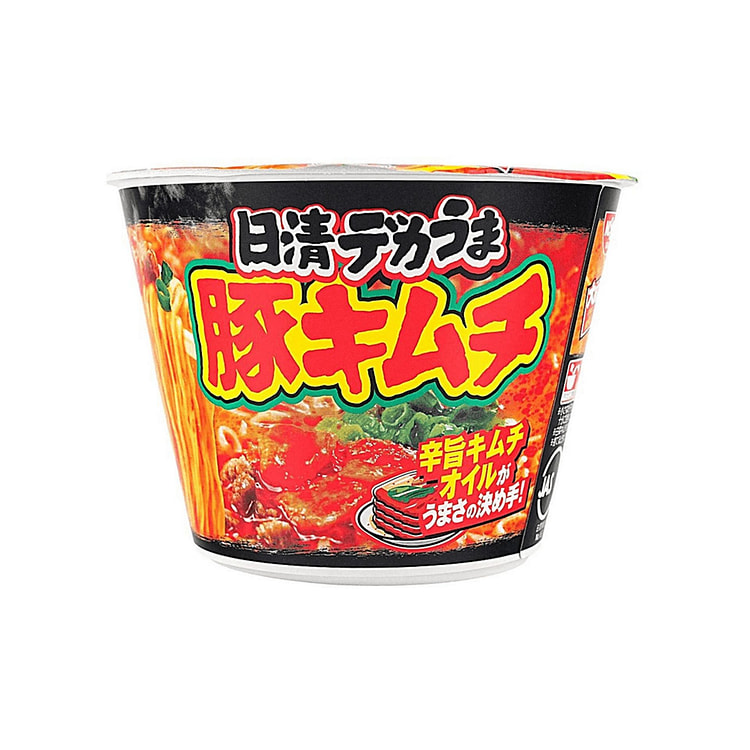 Nissin Dekauma Buta Kimchi Ramen 106 g 1 each