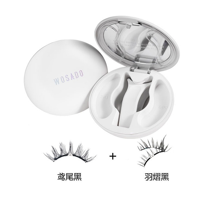 WOSADO Magnet False Eyelash#Foxy Black+Iris Black