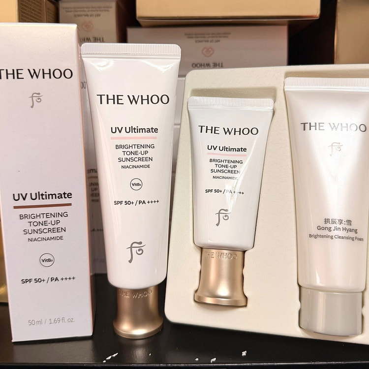 Whoo UV 终极提亮防晒套装 1 盒