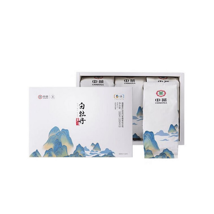 中茶蝴蝶白牡丹白茶礼盒 300g 300 克