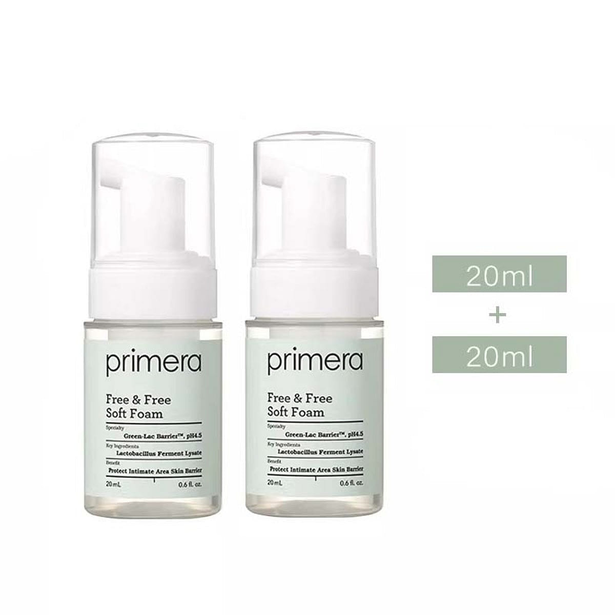 Amino Acid Intimate Foam Cleanser Travel Size 2pcs 20 ml