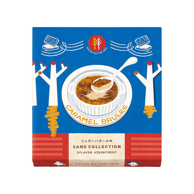 砂糖奶油树 黄油夹心焦糖布蕾饼干礼盒 12枚 1 份