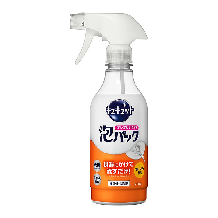 KAO Dishwashing Foam Detergent Orange Scent 430ml 1 each