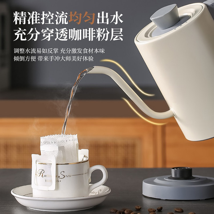 110V电水壶 手冲咖啡壶 电烧水壶 1 个