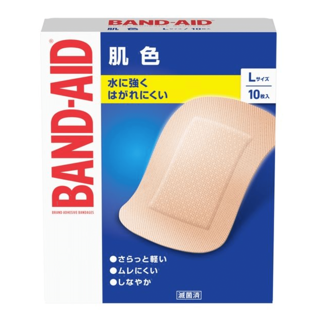 Band-aid skin color L size 10 pieces 1 box