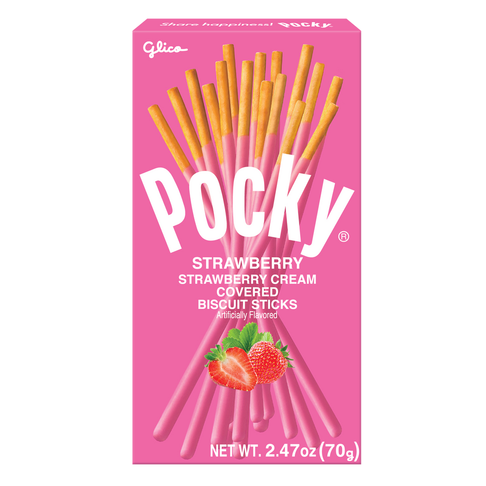 Bánh Pocky Vị Dâu Glico 2.47oz 1 phần