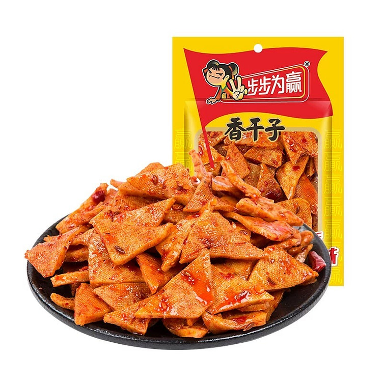 步步为赢香干子麻辣香辣豆皮豆干湖南特产豆腐干零食 250 克