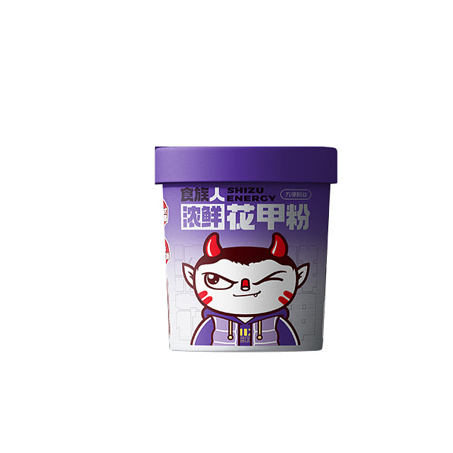食族人浓汤花甲粉粉丝鲜美速食145g*1桶