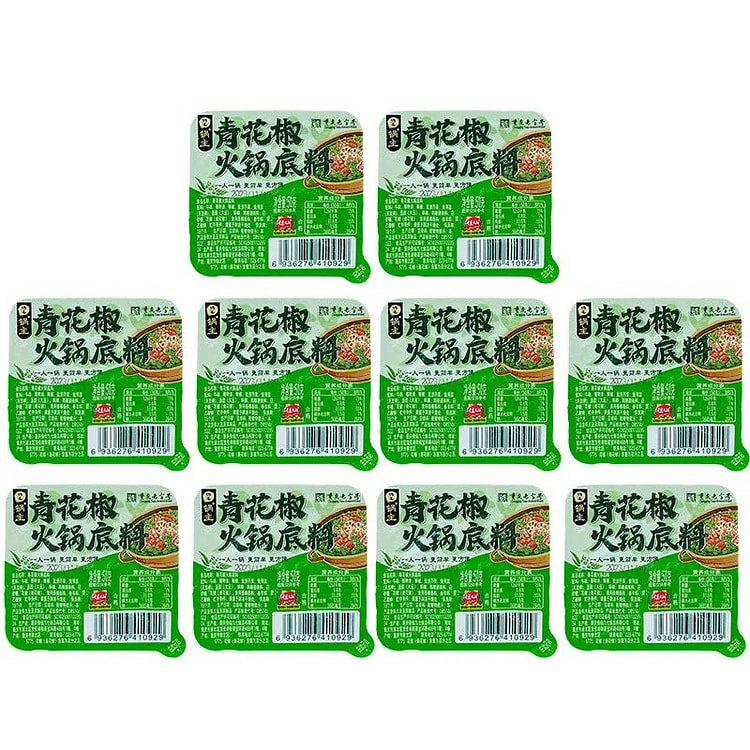 佳仙锅主 青花椒 微麻辣重庆火锅底料12盒 600 克