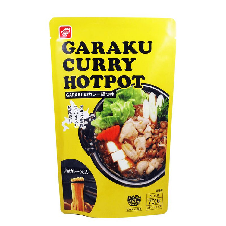 Bell Foods GARAKU Curry Hot Pot Soup Base 700g 1 pack