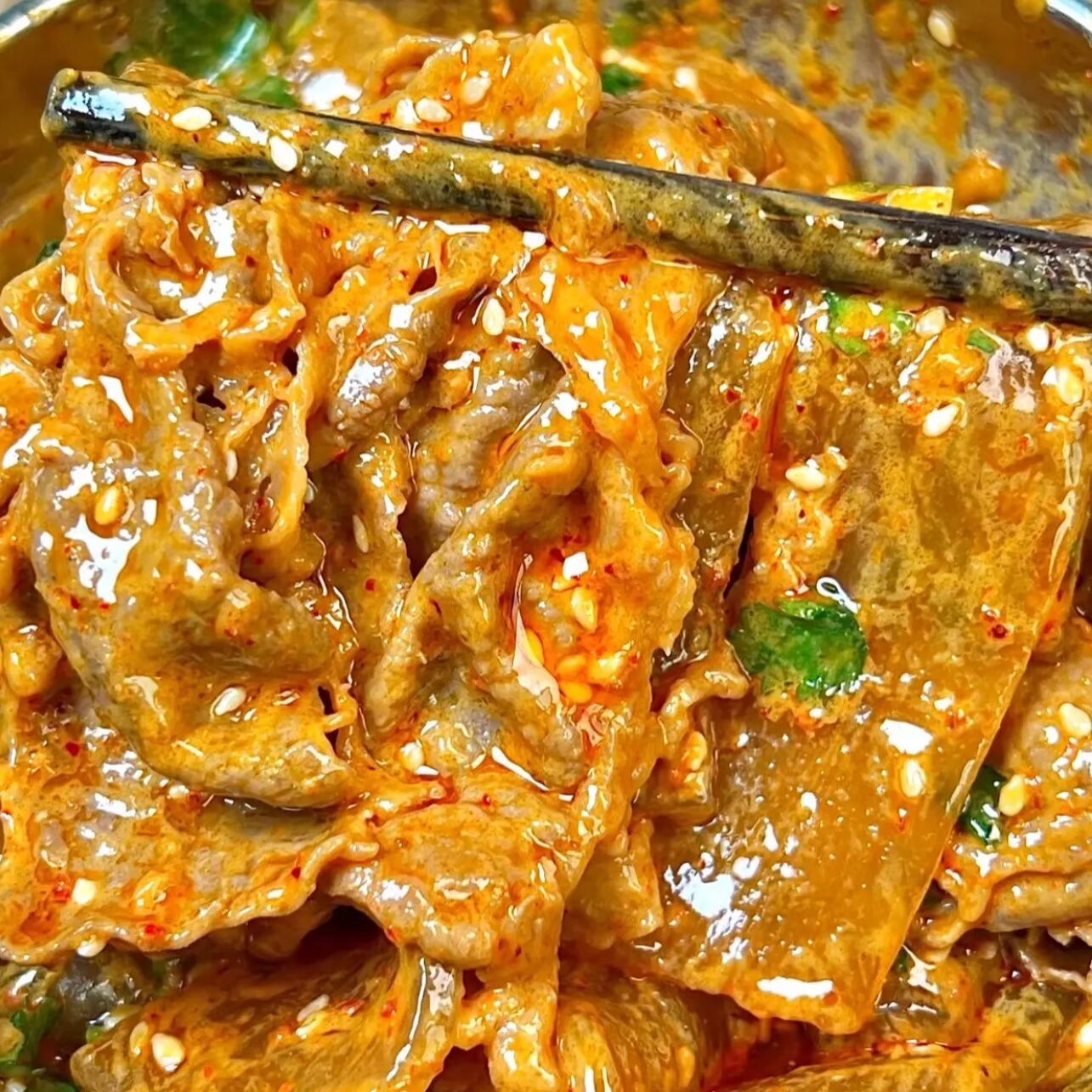 Beef and Flat Noodle in Sesame Sauce 1 phần