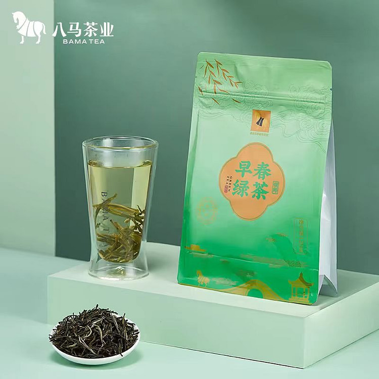 八马茶叶早春绿茶 袋装 功夫茶