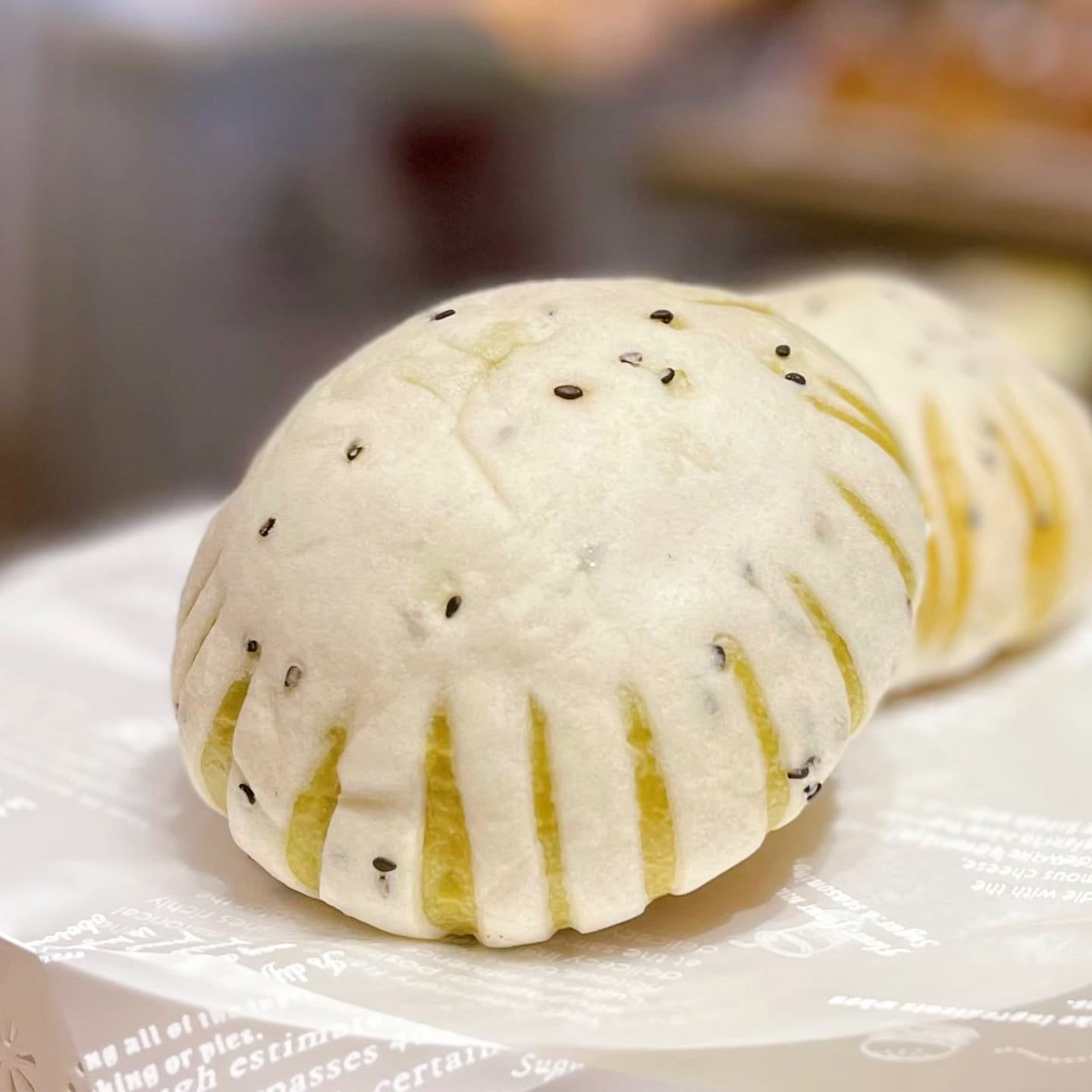 宇治抹茶红豆面包 1 个