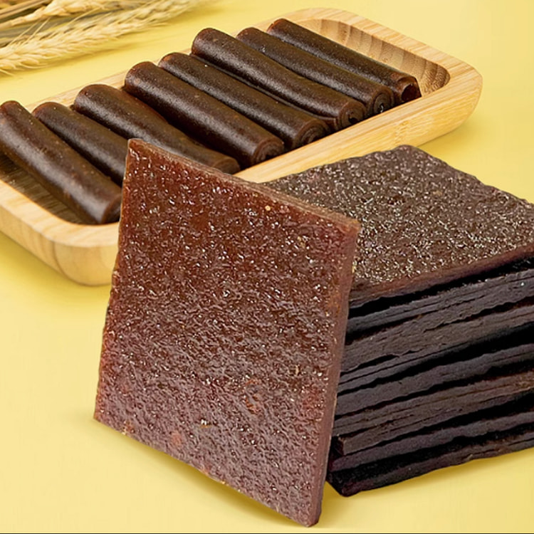 诗梦园伊犁果丹皮苹果味+杏子味200g*2盒