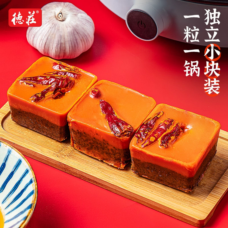 Dezhuang hot pot base authentic butter Chongqing specialty 320g*1 pack
