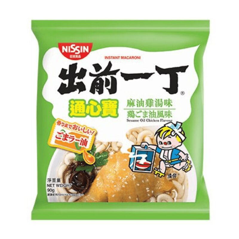 Nissin Demae Iccho Macaroni Sesame Oil Chicken Flv 90 g