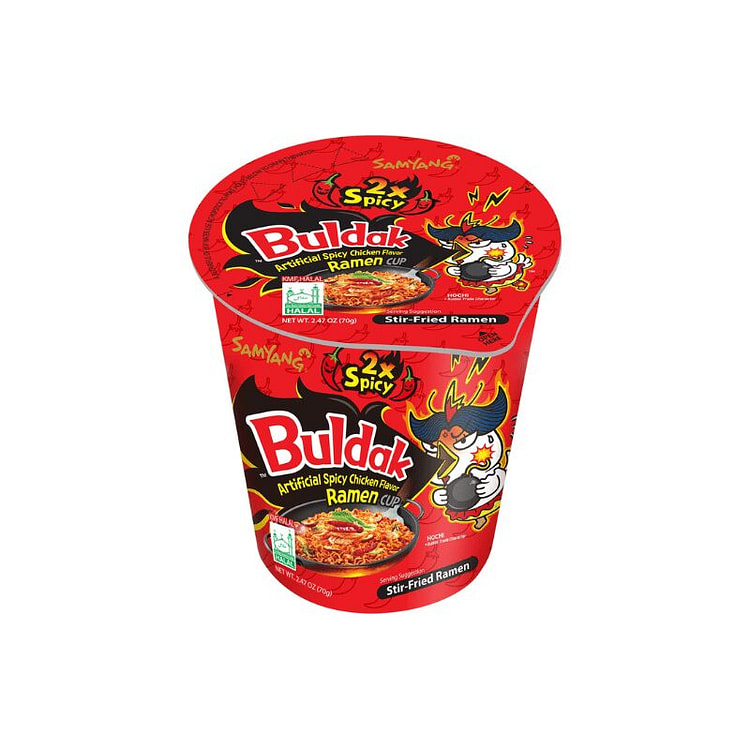 [Samyang] Buldak 2X Spicy Chicken Cup 1 Pack 1 each
