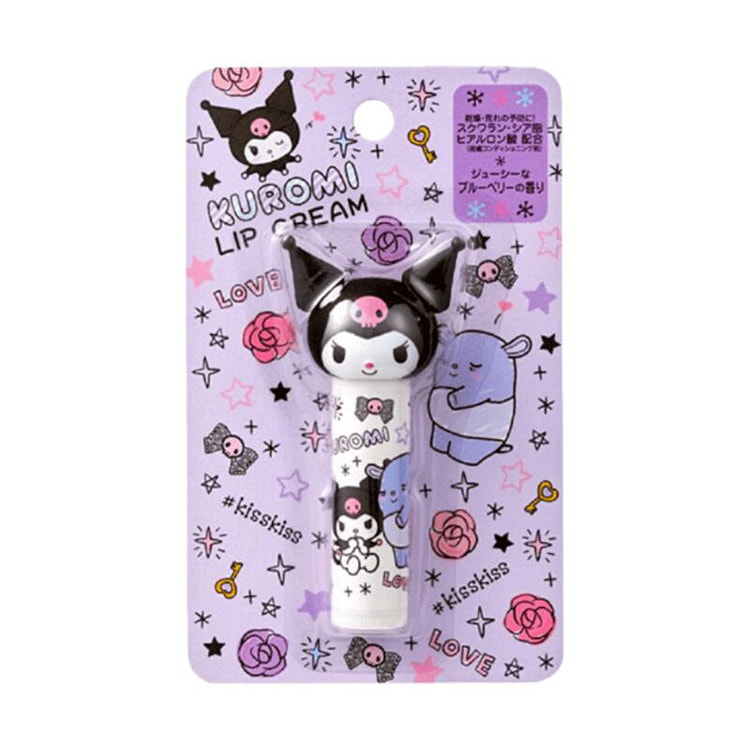 库洛米蓝莓味玻尿酸角鲨烷保湿唇膏 1个装 1 份