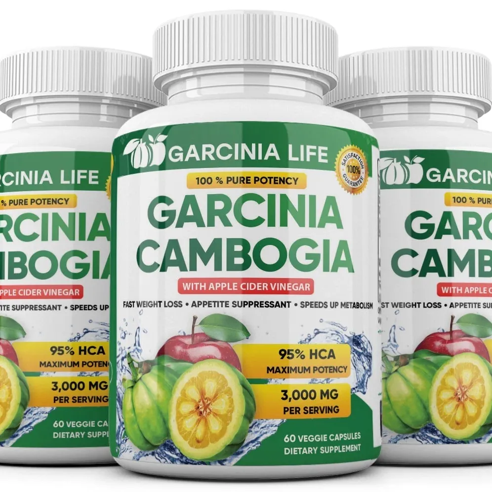 3 x Weight Loss Garcinia Cambogia w/ Apple Cider V 3 pack