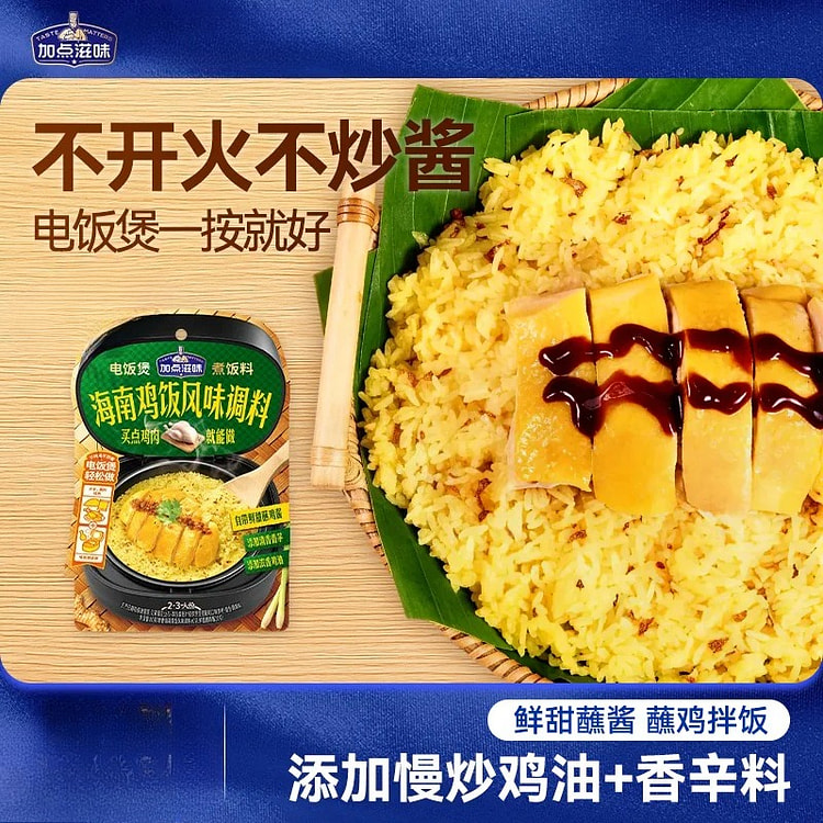 加点滋味海南鸡饭调料煲鸡汤 80g*2袋装 160 克