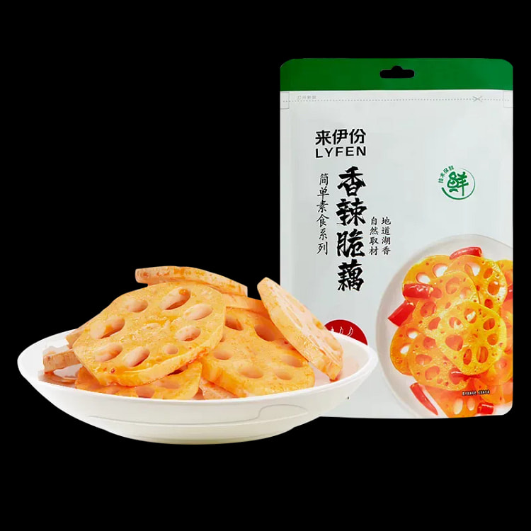 来伊份香辣脆藕150g新鲜香辣藕片卤味独立小包装 150 克