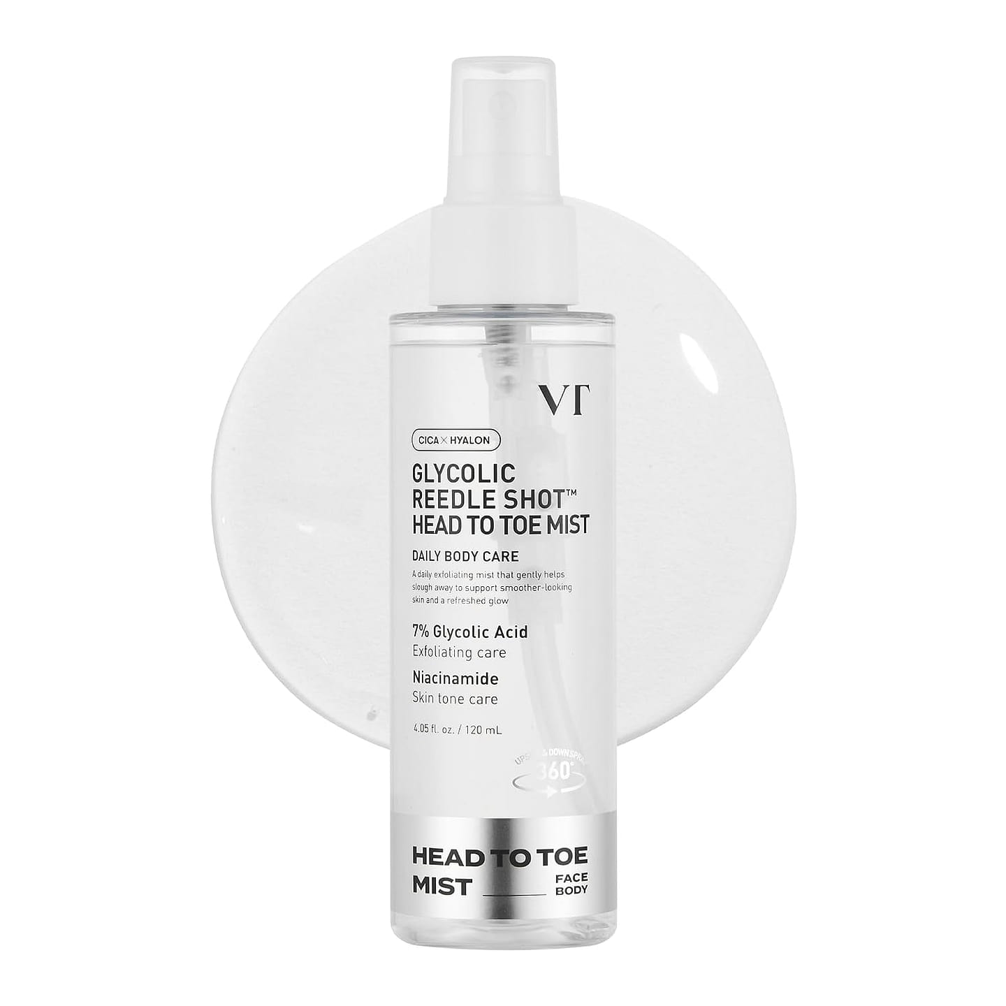 VT Glycolic Reedle Shot Head To Toe Mist 1 each
