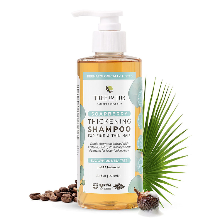 Tree To Tub Dầu Gội Biotin Giúp Tóc Mỏng Trông Dày Hơn 8.5 fl.oz