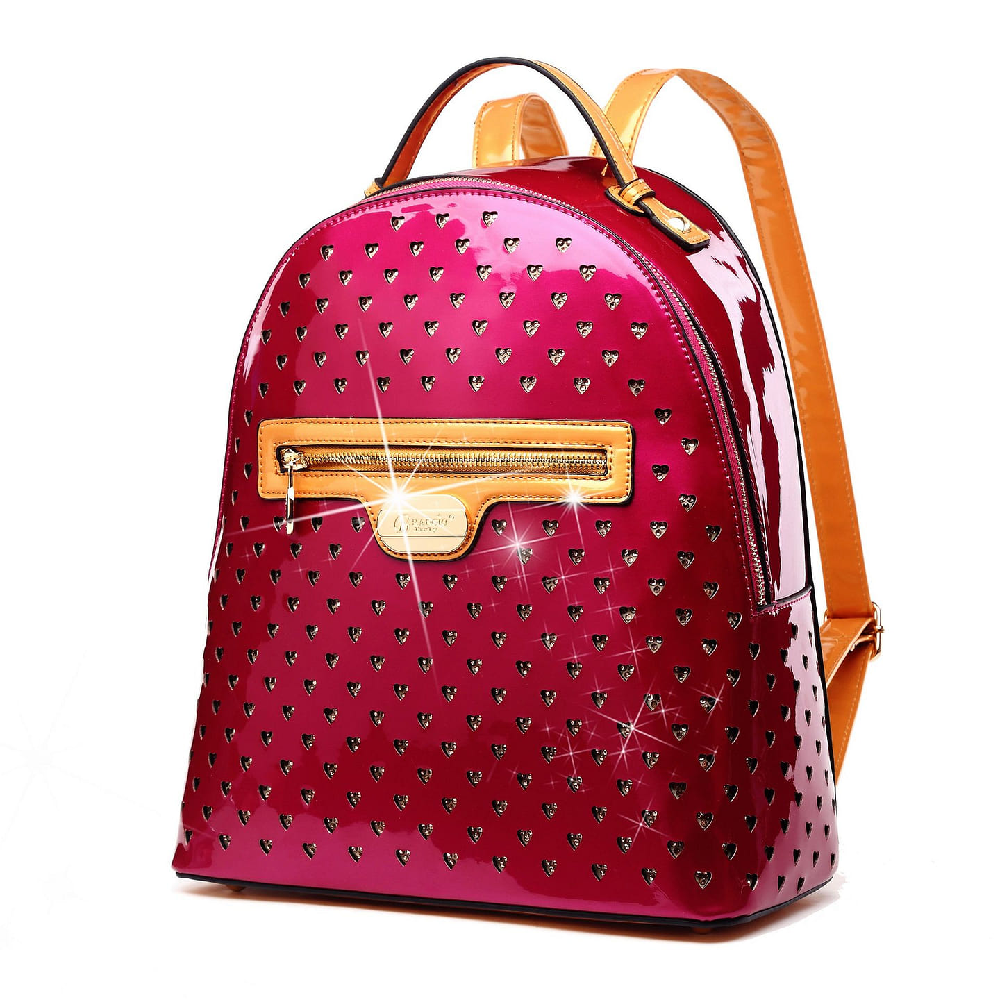 Starz Art Retro Backpack Purse Anti theft Bag Pink [RZB6638-RS] 1 each