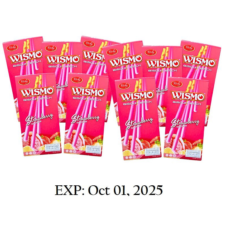 Wismo 草莓冰淇淋饼干棒 10 盒