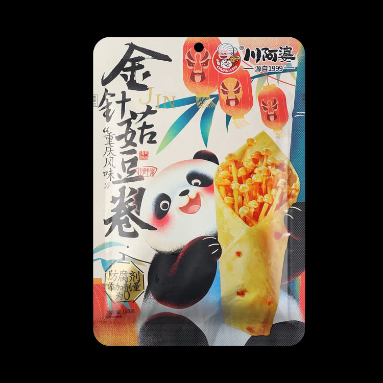 川阿婆豆卷夹金针菇118克 118 克