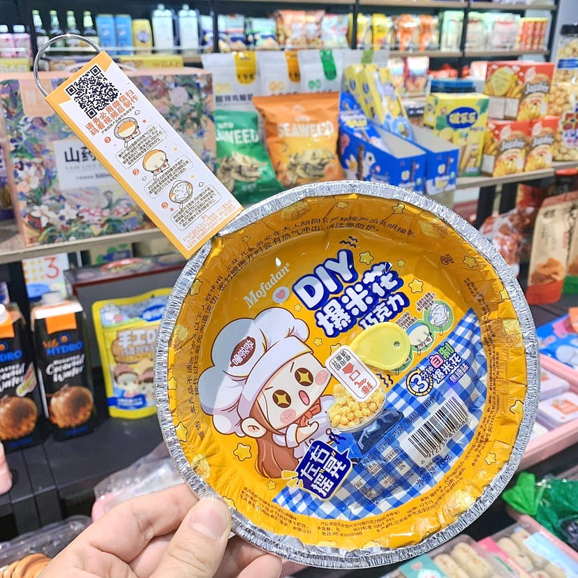 DIY pan popcorn caramel flavor 1 phần