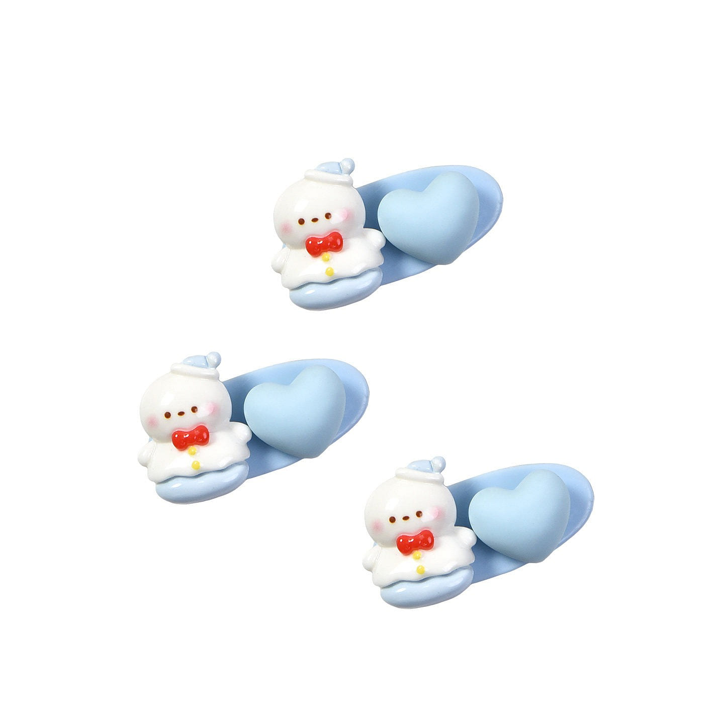 Zayne Peripheral Hair Clip 3 pcs – Snowman 1 each