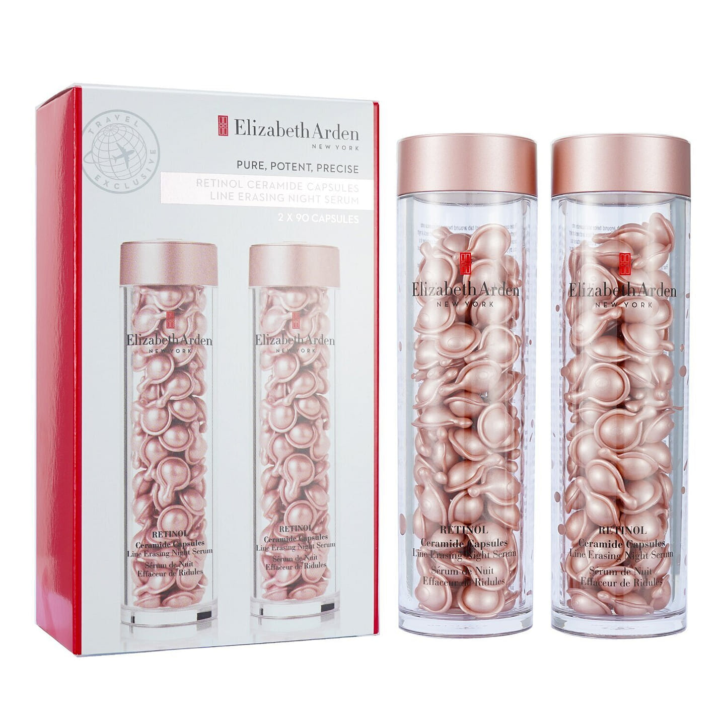 Elizabeth Arden Ceramide Retinol Capsules – Line Erasing Night Serum Duo 2x90caps 2 each