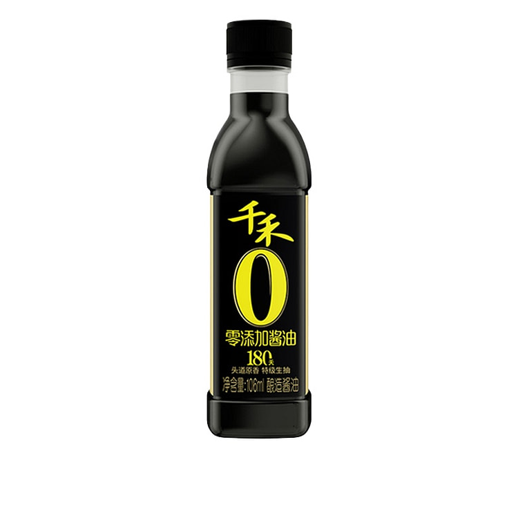 Qianhe Zero Add 3-year soy sauce, sun dried for 180 days, premium soy sauce