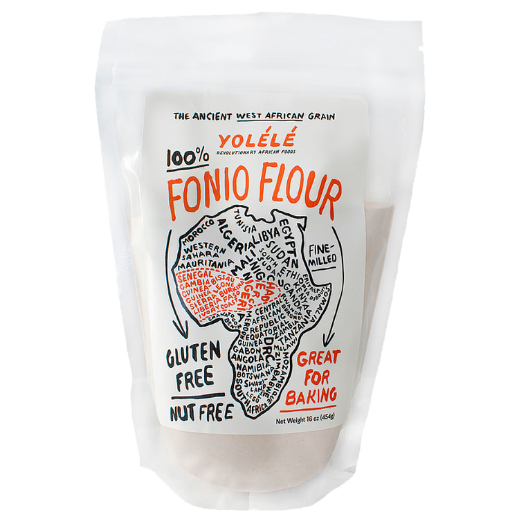 Yolele Fonio Flour African Grain, Paleo and Keto Diet, non-GMO