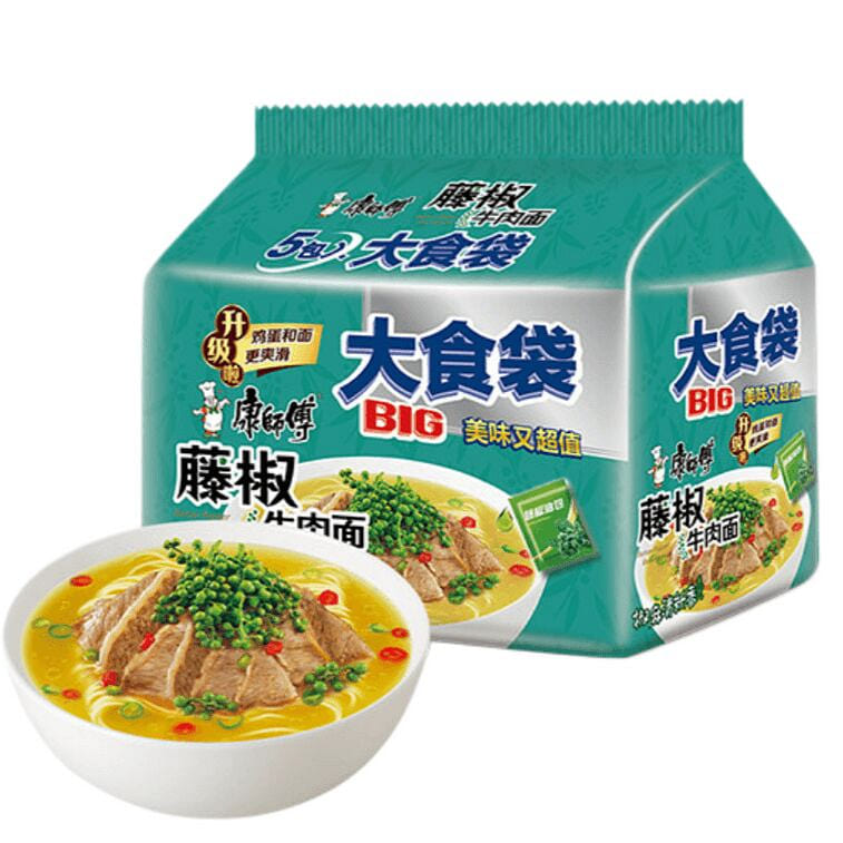 Sichuan Pepper Beef Noodles – 5 Bags 246 g