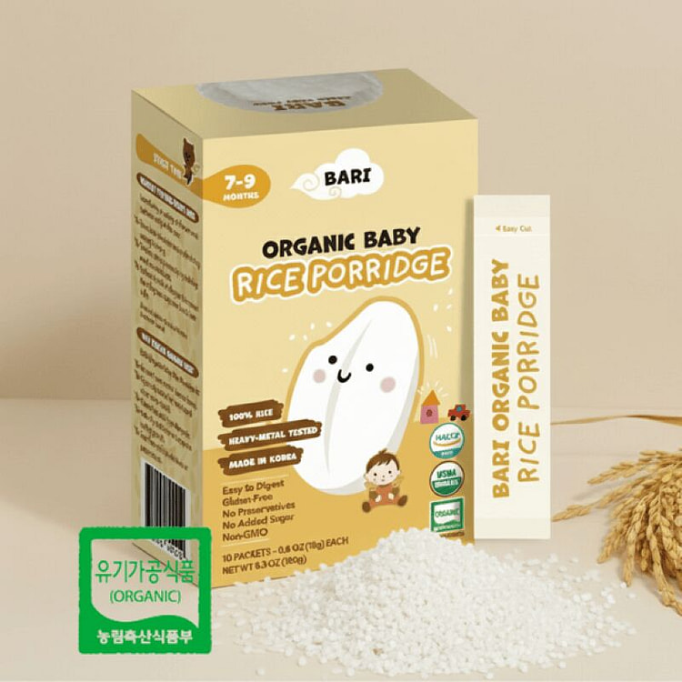BARI 有机婴儿米粉（7-9个月） 18 克
