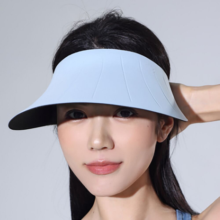 NEEDS UV CUT可折叠轻盈无感空顶帽 蓝色