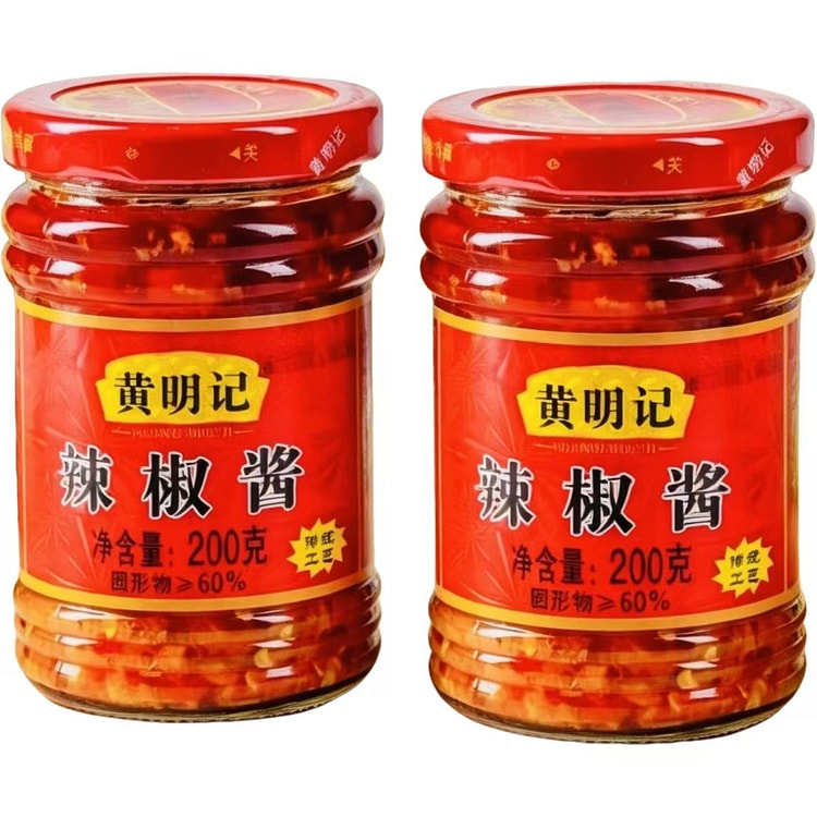 Huang Mingji Chilli Sauce 200g*1 bottle 200 g