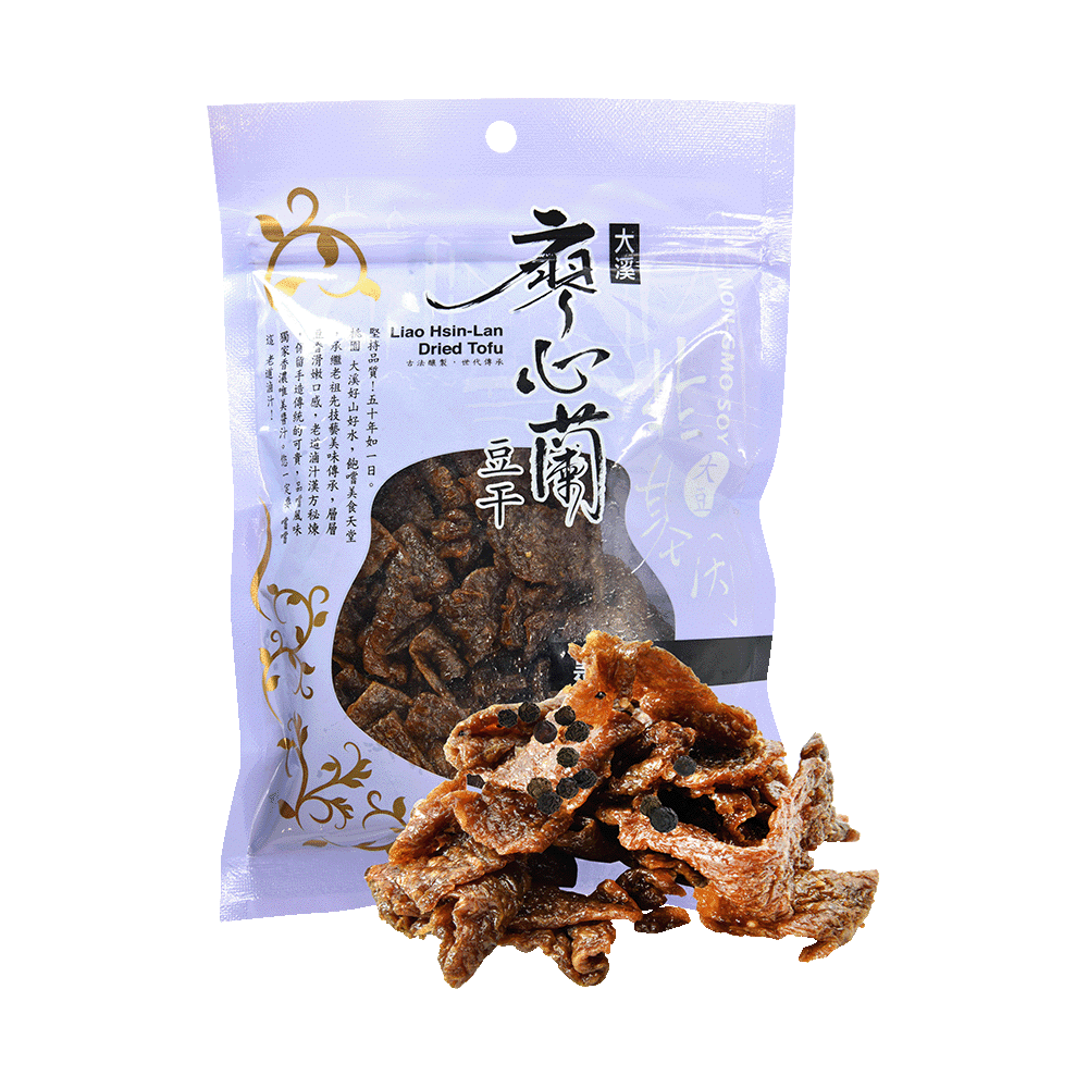 Non-GMO Dried Tofu (Black pepper) (Vegan) 110 g