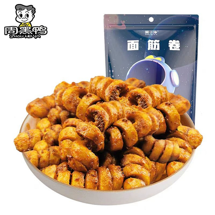 周黑鸭 周小伴 面筋卷 160g*2袋 麻辣小吃