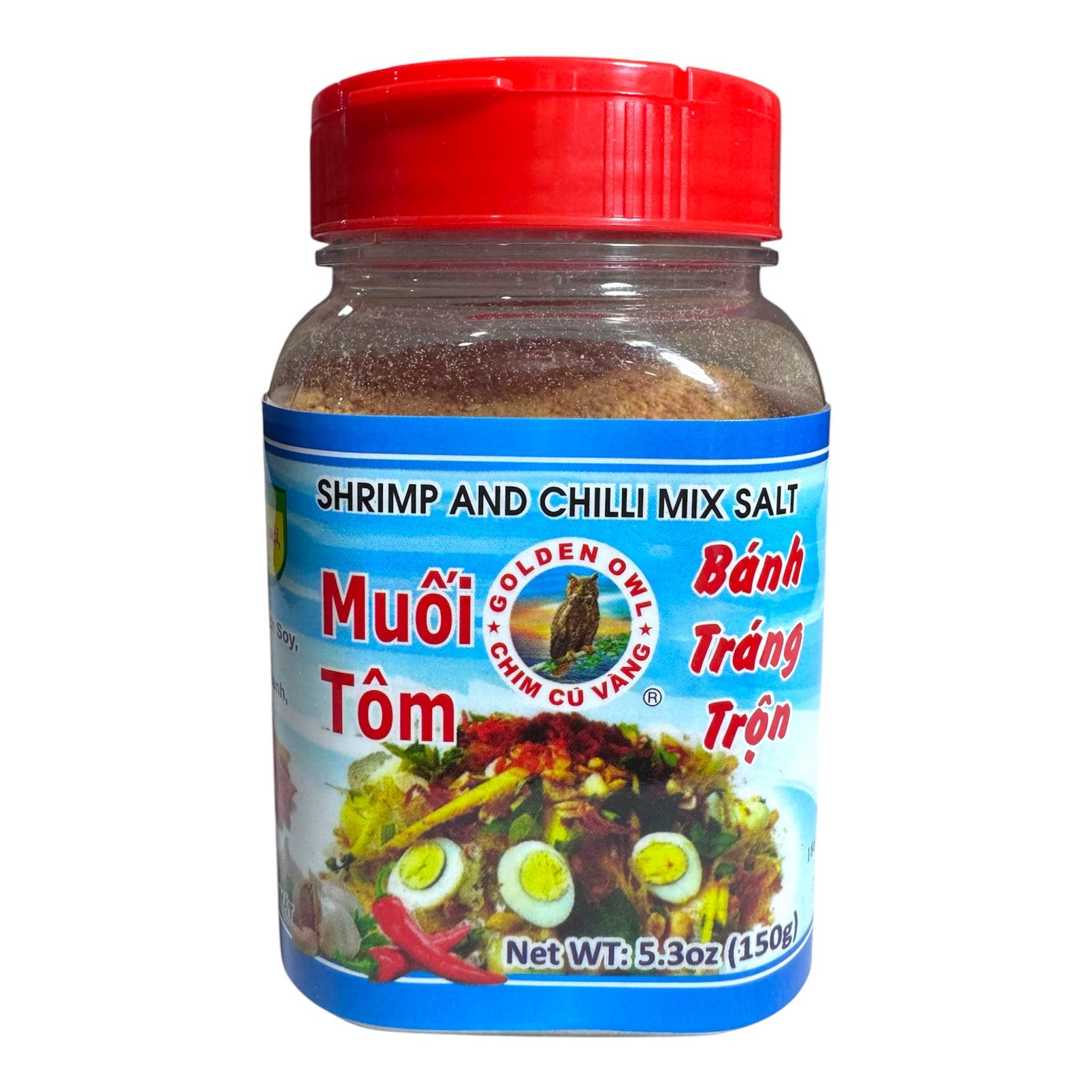 Shrimp & Chilli Mix Salt Muoi Tom Banh Trang Tron 150 g