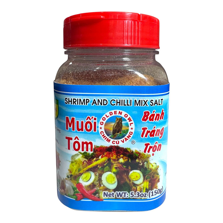 虾仁辣椒混合、盐、虾仁和什锦米纸卷 150 克