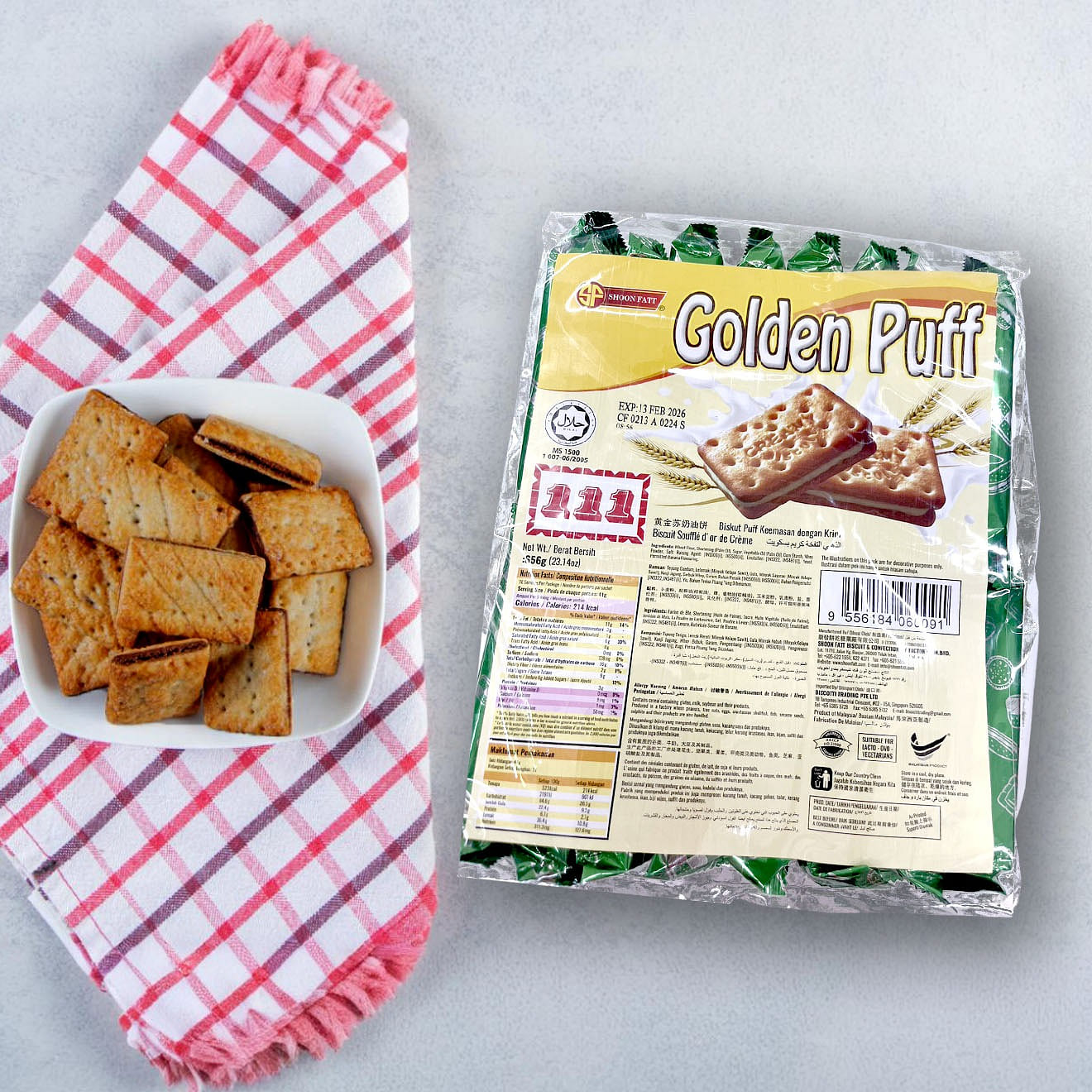 Malay Golden Puff Biscuit 23.14 oz