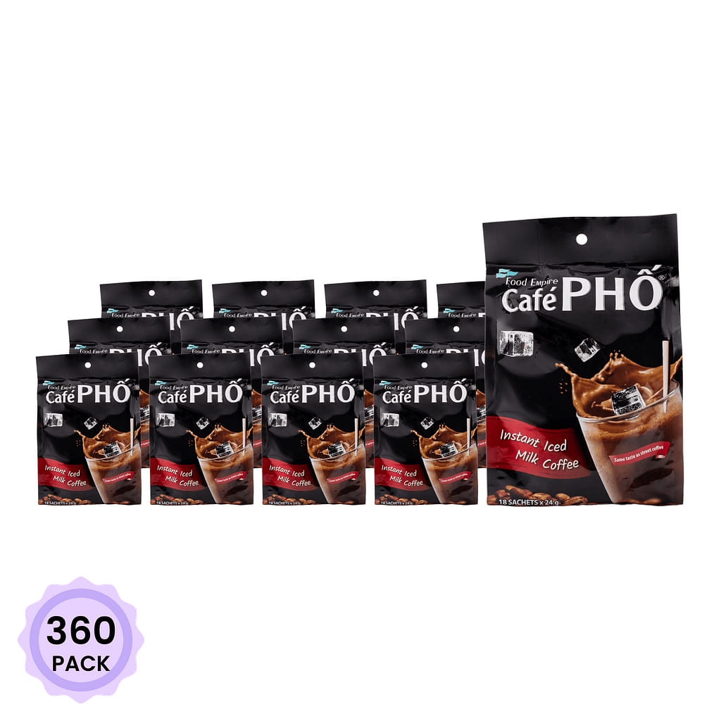 Cafe Pho Brand Instant Iced Milk Coffee 0.84 oz*360 pack