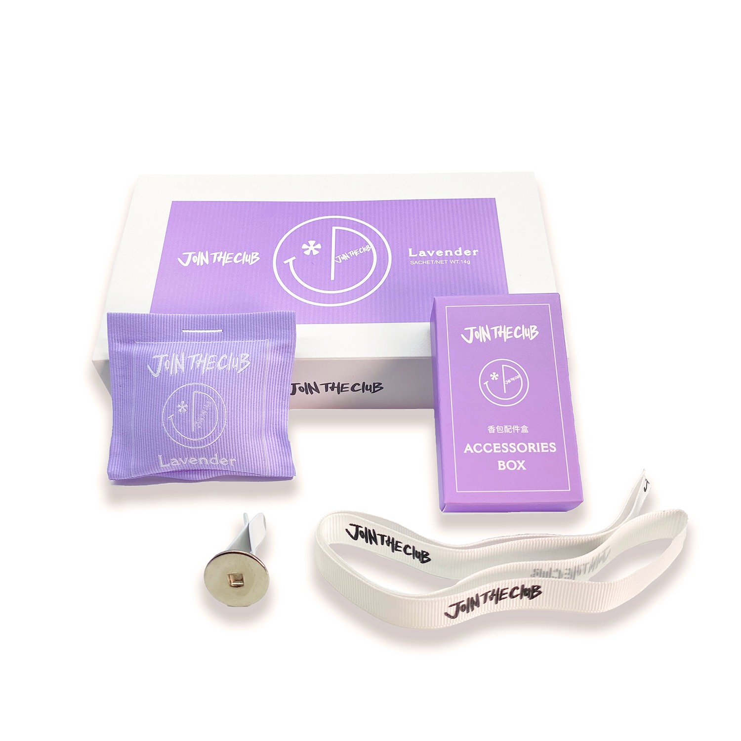 Join the Club Lavender Car Air Freshener Sachet Scent lasts 60 to 90