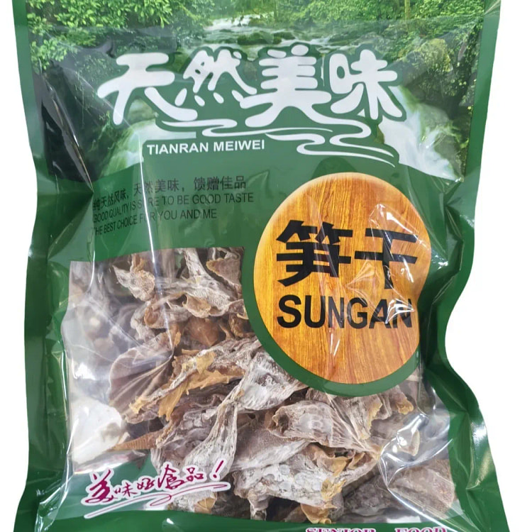 Farmer's bamboo shoots, dried bamboo shoots, tips