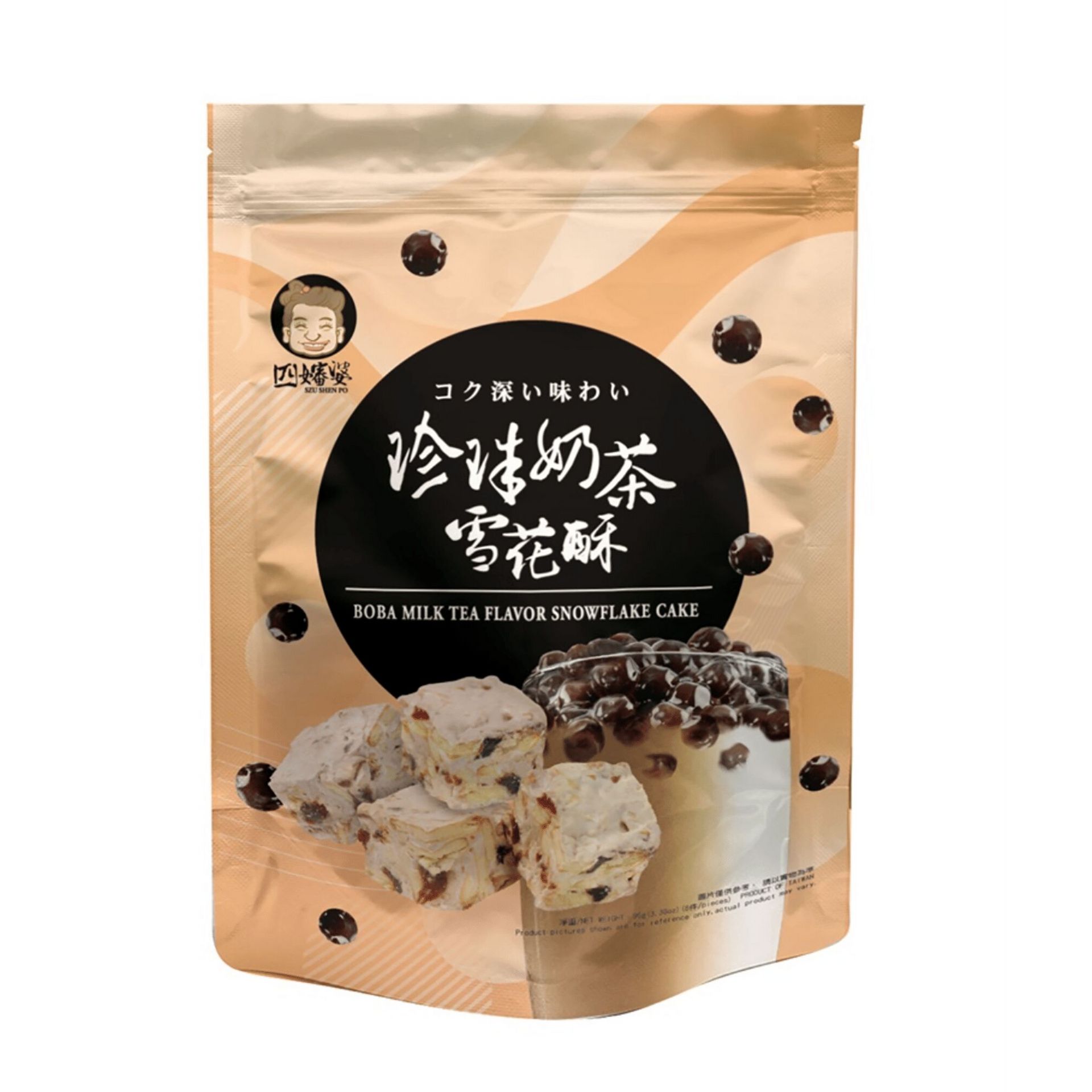 Sishenpo Pearl Milk Tea Flavor Snow Crisp 92g 1 each